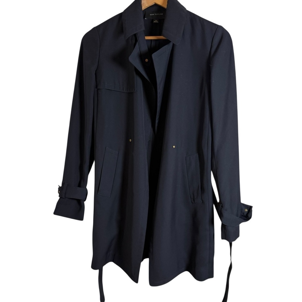 Ann Taylor| Women’s Navy Trench Coat - Size XS